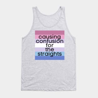 Causing Confusion for the Straights Bigender Tank Top